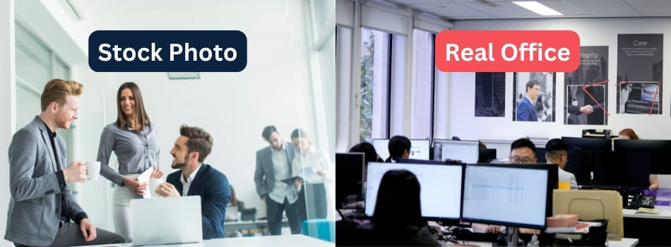 virtual office versus real office